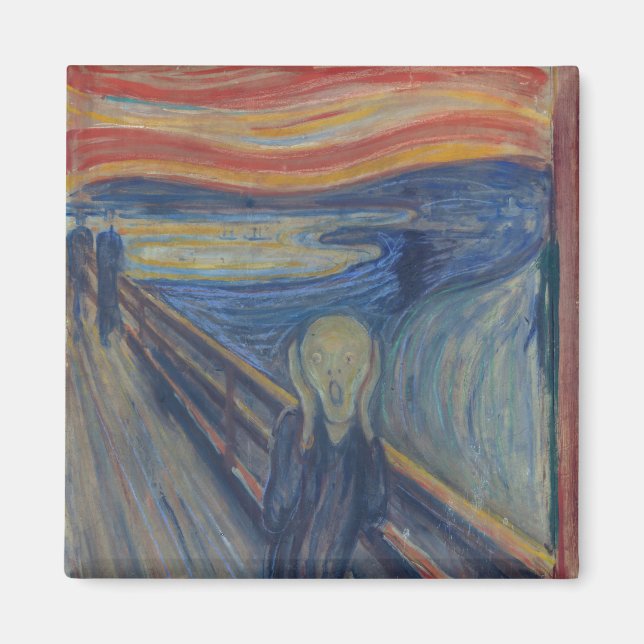 The Scream, Edvard Munch Magnet (Front)