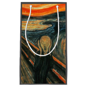 The Scream Edvard Munch Modern Expressionist Art Small Gift Bag