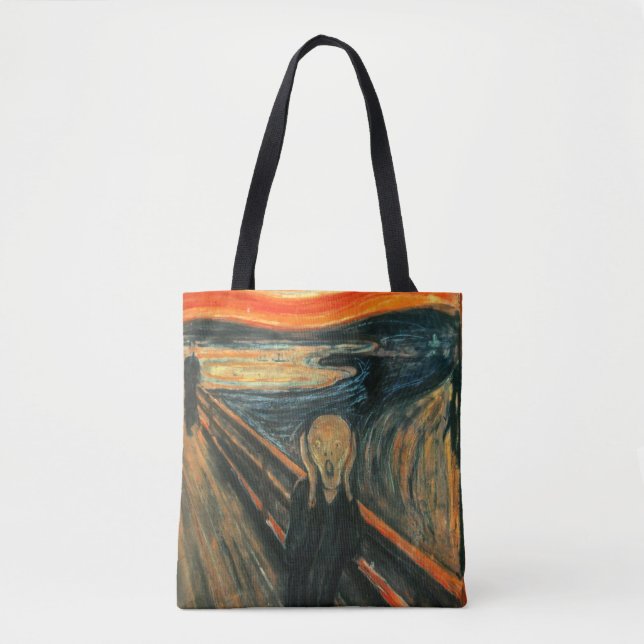 The Scream Edvard Munch Modern Expressionist Art Tote Bag (Front)