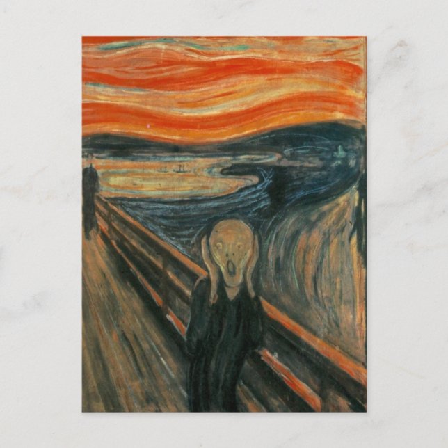 The Scream - Edvard Munch Postcard (Front)