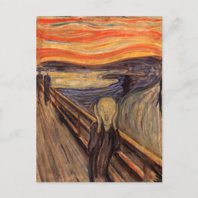 The Scream - Edvard Munch Postcard (Front)