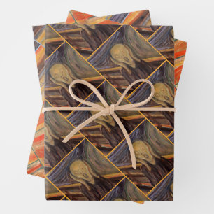 The Scream - Edvard Munch Wrapping Paper Sheet