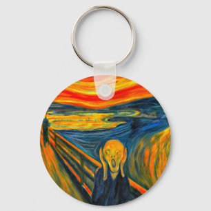 The Scream, Fine Art by Munch, Keychain