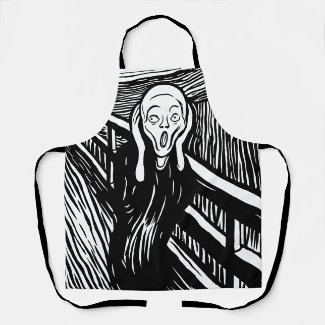 The Scream Lithograph Apron (Front)