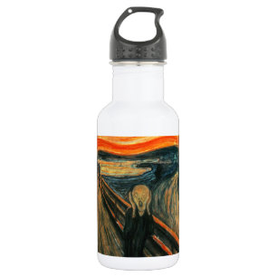 The Scream Munch Modern Art Abstract 532 Ml Water Bottle