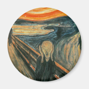 The Scream Munch Modern Art Abstract Magnet