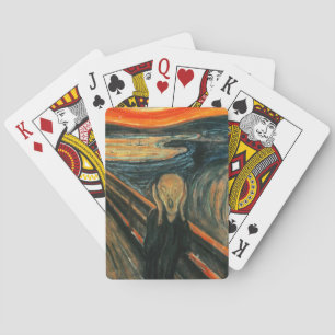 The Scream Munch Modern Art Abstract Playing Cards