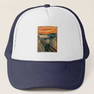 The Scream Munch Modern Art Abstract Trucker Hat