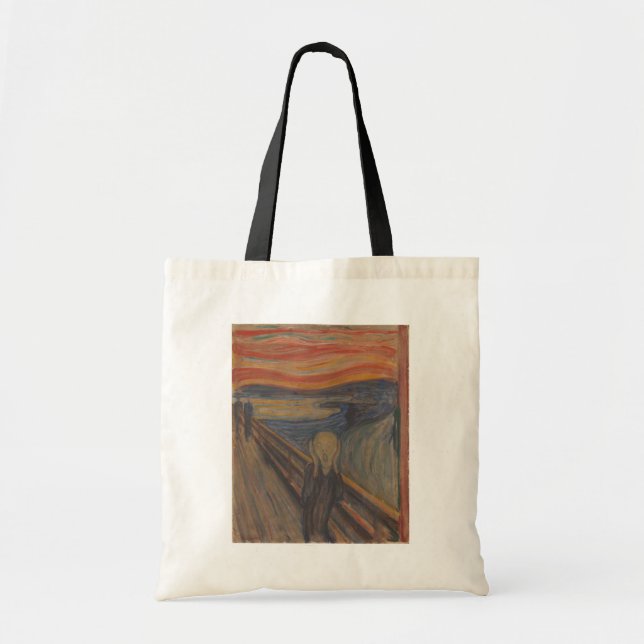 The Scream of Nature 1893 by Edvard Munch Tote Bag (Front)