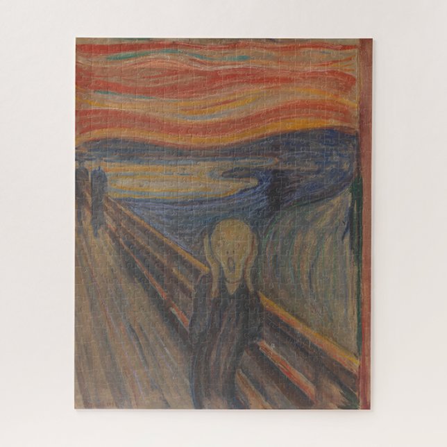 The Scream of Nature by Edvard Munch 1893 Jigsaw Puzzle (Vertical)