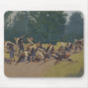 The Scream of Shrapnel at San Juan Hill Mouse Pad