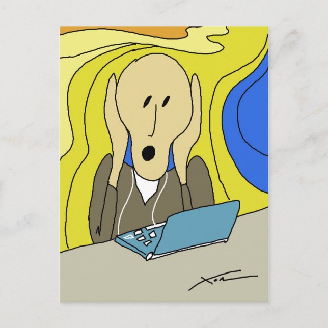 The Scream Postcard (Front)