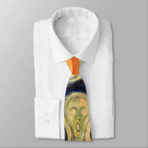 The Scream   The Perfect Spooky Halloween Tie