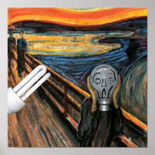 The Screaming Lightbulb Poster