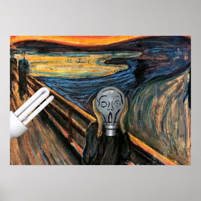 The Screaming Lightbulb Poster (Front)