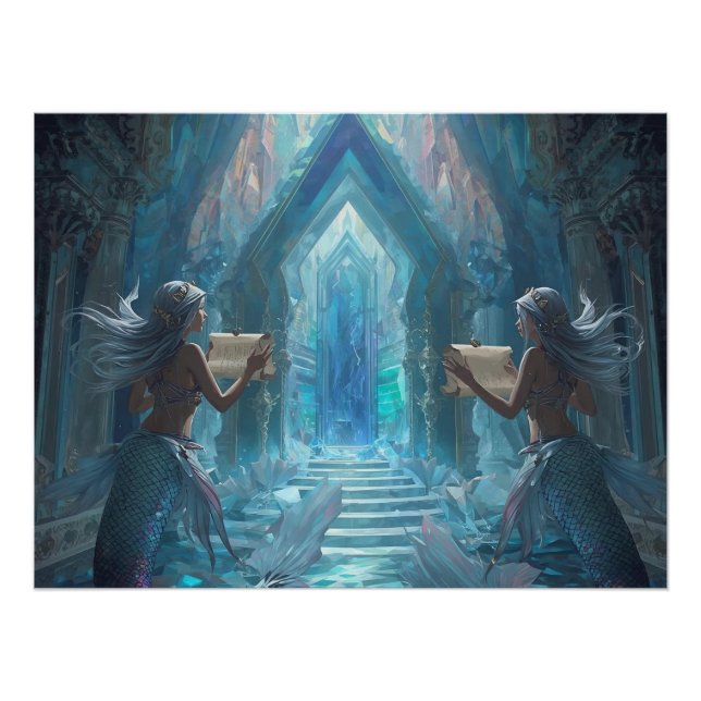 The Scroll Keepers of the Deep” Poster (Front)