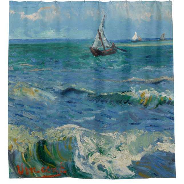 The Sea at Les Saintes Maries de la Mer | Van Gogh (Front)
