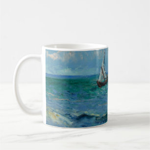 The Sea at Les Saintes Maries de la Mer Van Gogh Coffee Mug