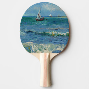 The Sea at Les Saintes Maries de la Mer Van Gogh Ping Pong Paddle
