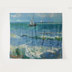 The Sea at Les Saintes Maries de la Mer   Van Gogh Tapestry