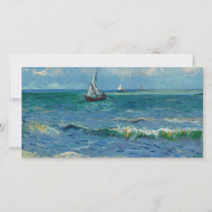 The Sea at Les Saintes Maries de la Mer Van Gogh Thank You Card