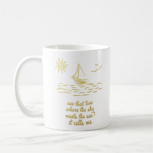 The Sea Calls Me Mug Moana Inspired