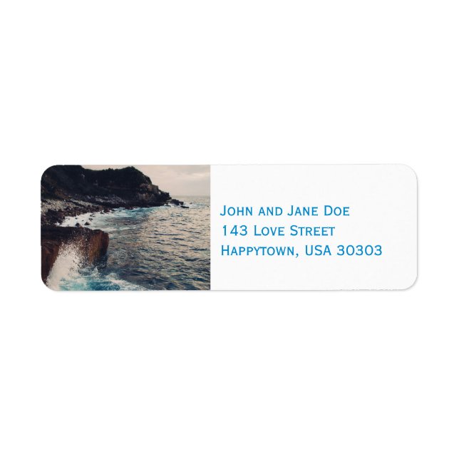 The Sea Edge Return Address Labels (Front)