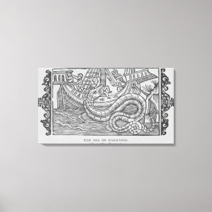 The Sea of Darkness Canvas Print