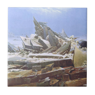 The Sea of Ice (by Caspar David Friedrich) Tile