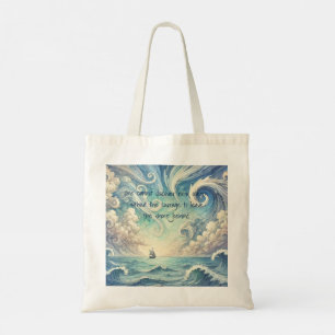 The Sea & Quote Tote Bag