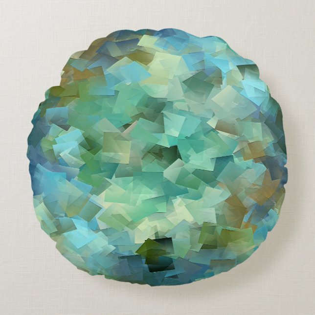 The Sea...... Round Pillow (Front)