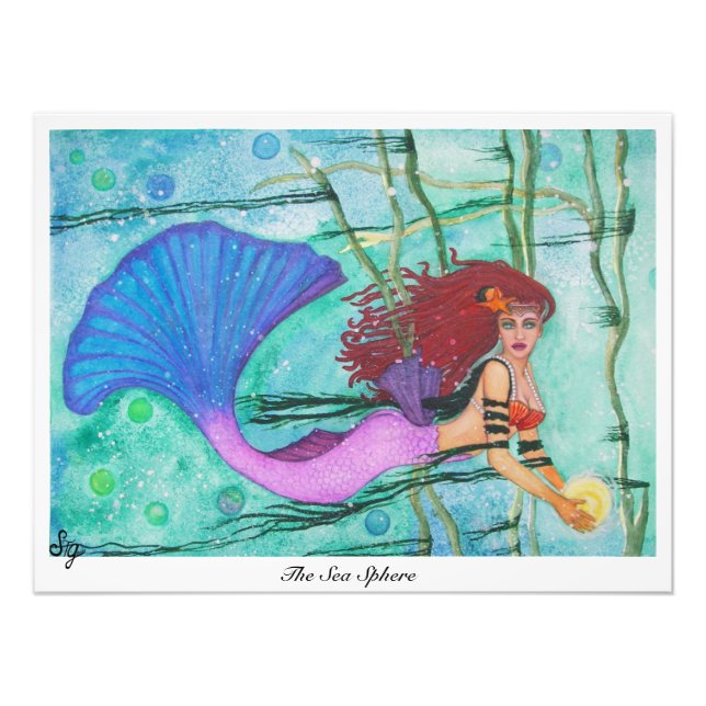 The Sea Sphere Photo Print (Front)