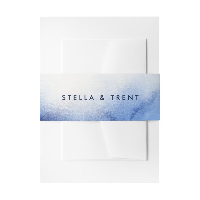 The Sea / Wrap around band Invitation Belly Band (Front Example)