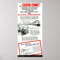 The Seaboard RailRoad Silver Comet Train