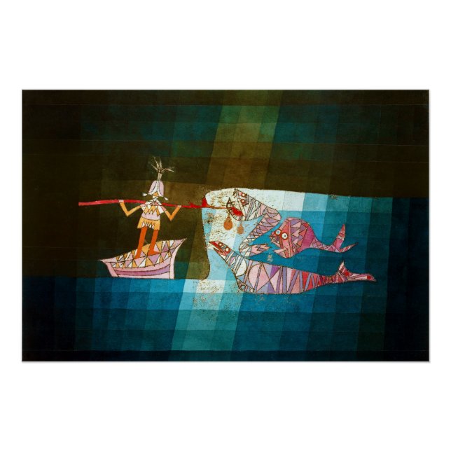 The Seafarers, Paul Klee Poster (Front)