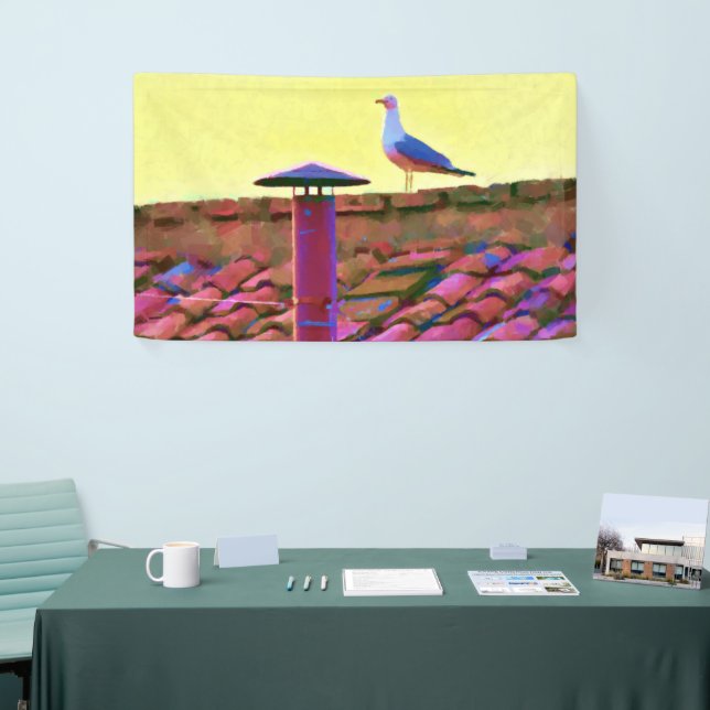 The seagull on an Afternoon of Conclave Banner (Tradeshow)