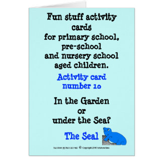 The Seal - Note size Sample Card