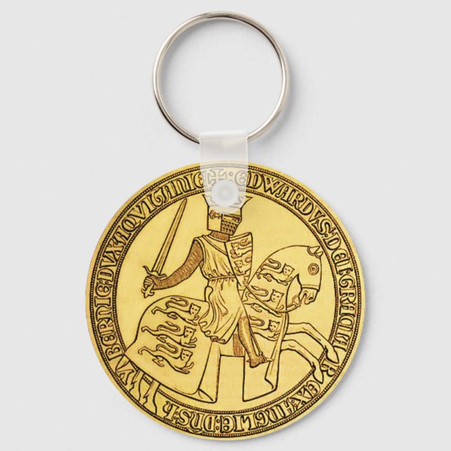 The Seal Of King Edward I Keychain (Front)