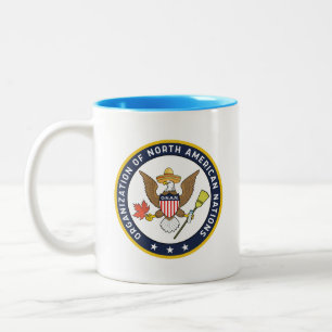 The Seal of O.N.A.N. - Infinite Jest Two-Tone Coffee Mug