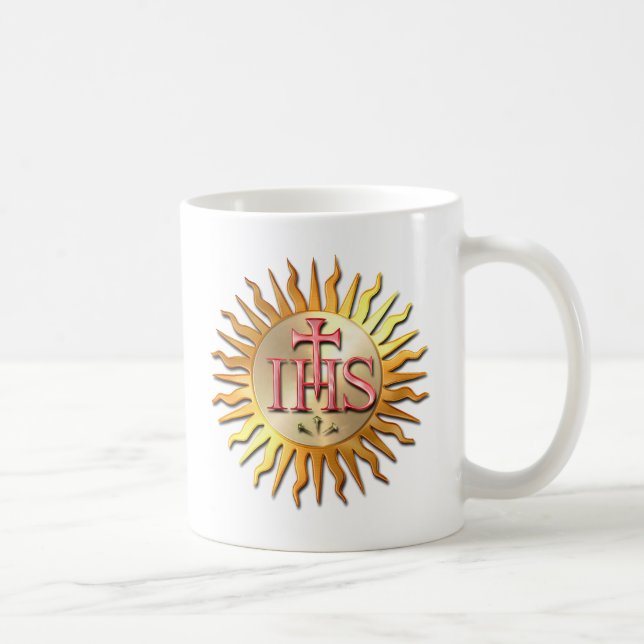 The Seal Of The Jesuit Order Coffee Mug (Right)