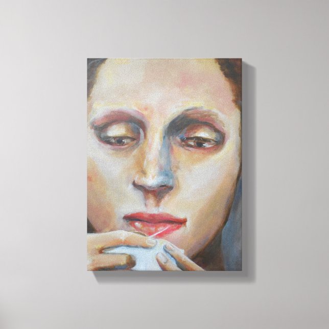 The Seamstress Canvas Print (Front)