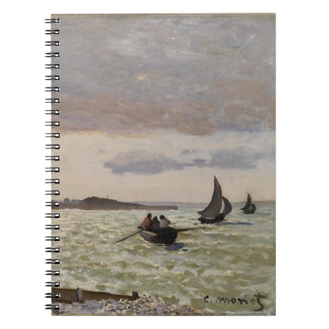 The Seashore at Sainte-Adresse, 1864 Notebook (Front)