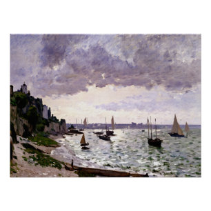 The Seashore at Sainte-Adresse Poster