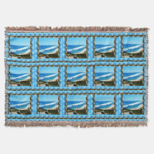 The Seaside Is My Happy Place, Throw Blanket