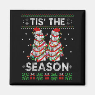 The Season Christmas Tree Cakes Debbie Becky Xmas Magnet