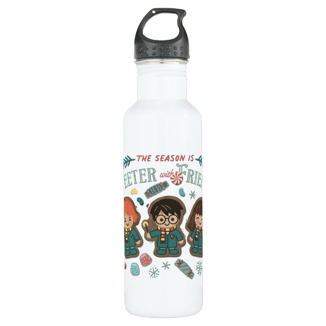 The Season is Sweeter with Friends 710 Ml Water Bottle (Front)