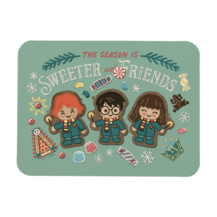 The Season is Sweeter with Friends Magnet