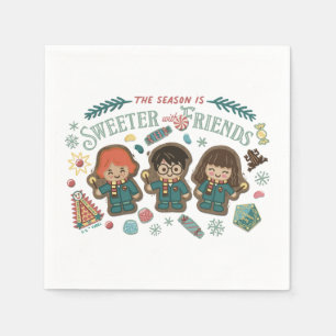 The Season is Sweeter with Friends Napkin