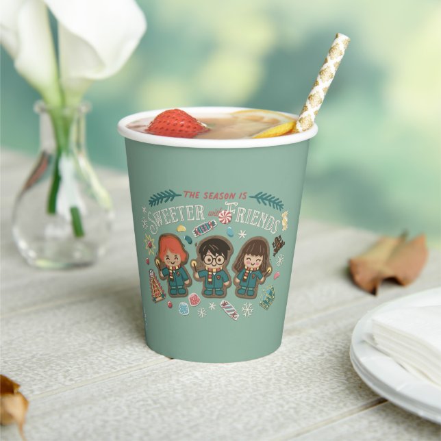 The Season is Sweeter with Friends Paper Cups (Insitu)