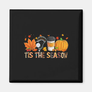 The Season Leopard Pumpkin Lacrosse Halloween Fall Magnet